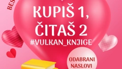 Dan zaljubljenih u Vulkan izdavaštvu: Kupiš 1, čitaš 2 knjige