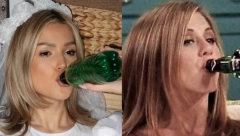 BALKANSKA REJČEL IZ ,,PRIJATELJA"  Influenserka sa naših prostora rekreirala scene iz hit serije, pronađite razliku