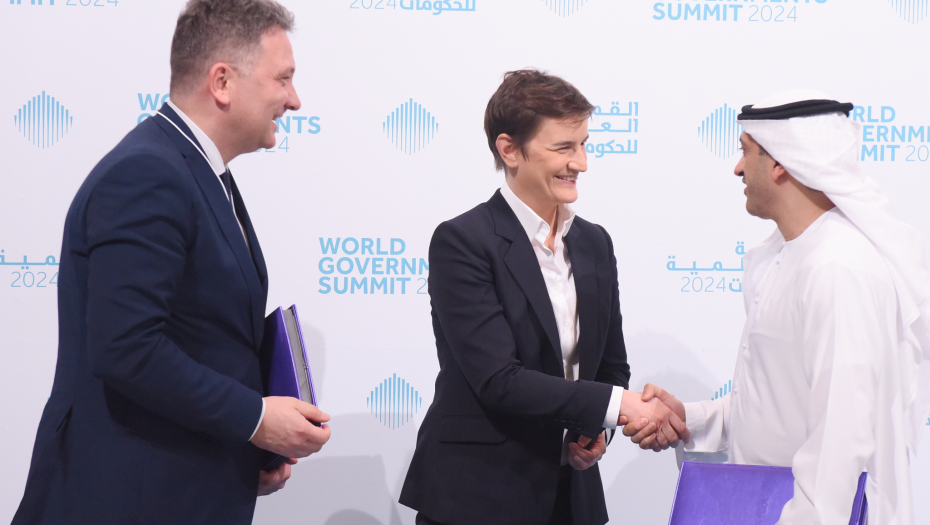 VELIKA POČAST ZA PREMIJERKU I CELU SRBIJU Globalna nagrada Ujedinjenih Arapskih Emirata Ani Brnabić