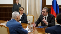 Vučić se sastao sa ambasadorom Rusije Bocan Harčenkom (FOTO)