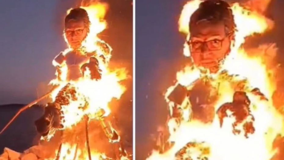 SPALJIVALI SU KUĆE I CRKVE ODAKLE JE MOJ OTAC Vučić o divljanju Hrvata: Šta fali, sitnica je da spale neku lutku