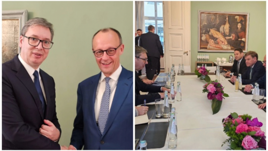 SRBIJA OSTAJE OZBILJAN, ODGOVORAN I POUZDAN PARTNER Vučić se sastao sa Mercom i Vadefulom