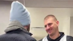 LUKA, TI... "Trener" Jokić opasno isprozivao Dončića pred svim NBA zvezdama (VIDEO)
