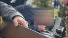 Usred dana šmrkao kokain u bašti kafića (VIDEO)