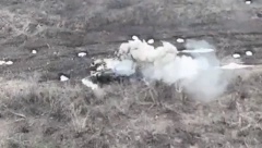 RUSI "SPRŽILI" UKRAJNSKO ORUŽE Dim se diže u nebesa (VIDEO)