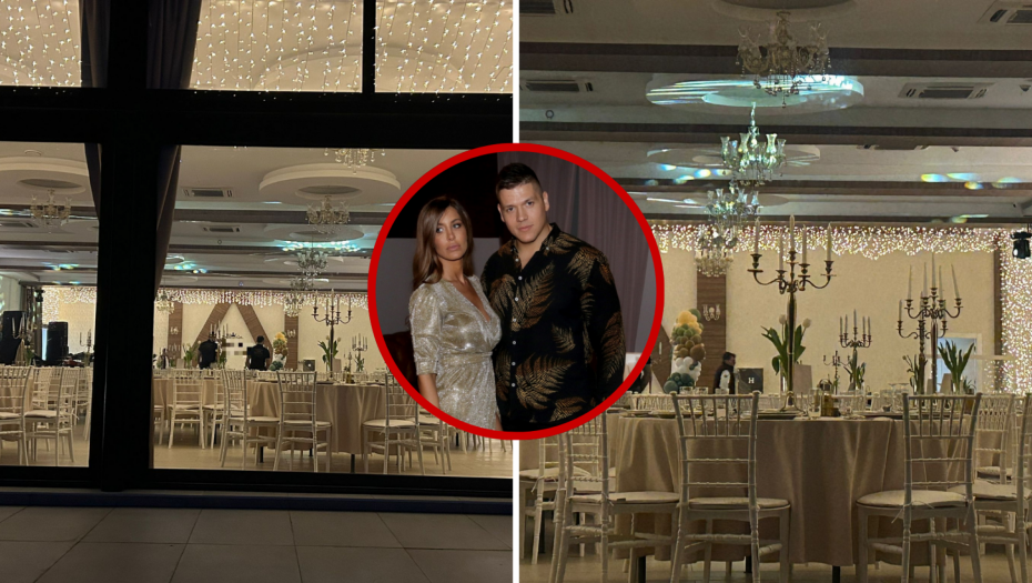 OVO JE SALA U KOJOJ SLOBA RADANOVIĆ I JELENA PRAVE SVADBU Suvi luksuz sa svih strana, očekuje se veliki broj javnih ličnosti