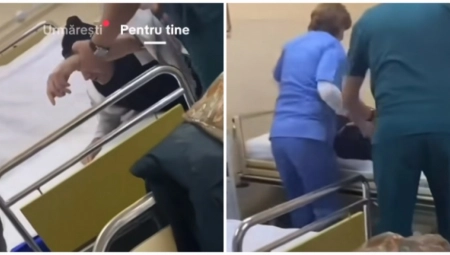 JEZIV SNIMAK IZ HITNE POMOĆI, MALTRETIRALI SU STARCA Tukli ga i ponižavali medicinska sestra i nosač