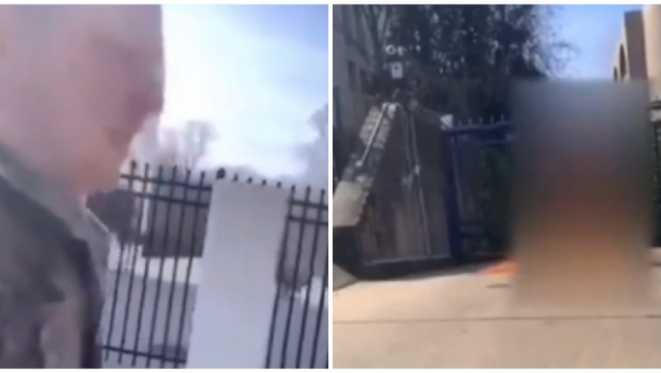 AMERIČKI PILOT SE ZAPALIO ISPRED IZRAELSKE AMBASADE osvanuo HOROR snimak, a njegove poslednje reči - JEZIVO šta je rekao (VIDEO)
