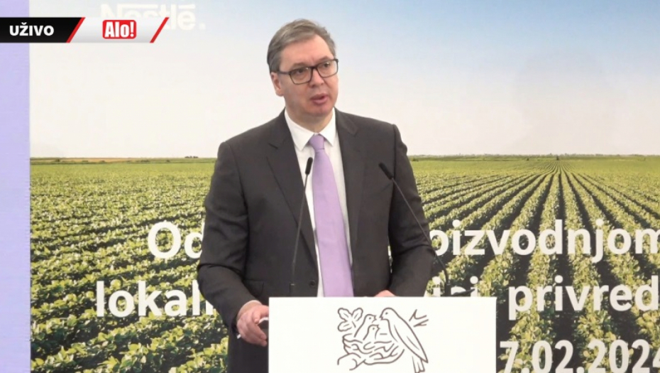 VUČIĆ NA OTVARANJU FABRIKE NESTLE Ljudi su zadovoljni, otvoreno 220 novih radnih mesta! ŠVAJCARSKA PRECIZNOST I DOBRI SRPSKI RADNICI