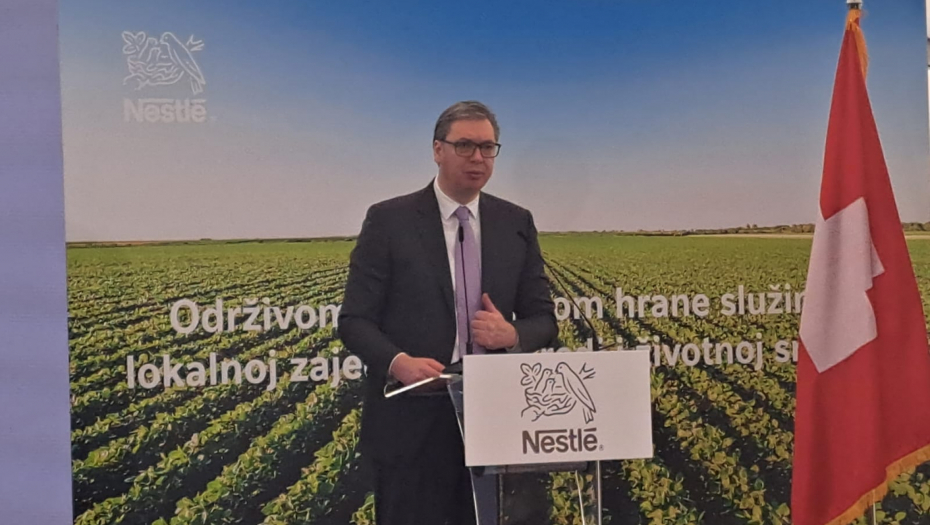 NOVA FABRIKA U SURČINU NAPRAVLJENA BEZ SUBVENCIJA Vučić: Važno nam je da što pre dođemo do jedinstvenog evropskog tržišta