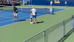 NOVAK IZAŠAO BEZ OBEZBEĐENJA Đoković raspametio Amere, ali šou je ukrala mala Tara (VIDEO)