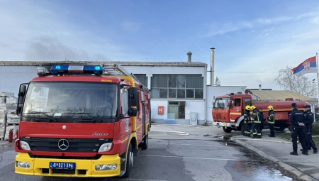 BUKTI POŽAR KOD ZRENJANINA Vatra zahvatila porodičnu kuću i šupu