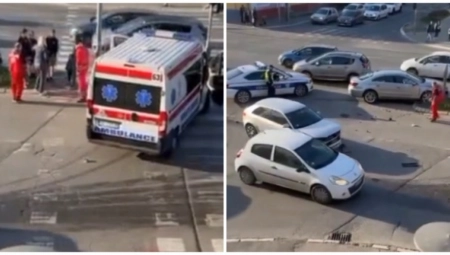 KARAMBOL U GANDIJEVOJ, HITNA ODJURILA NA MESTO NESREĆE Svuda je srča, sve blokirano (VIDEO)