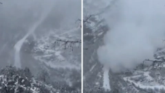 UDARILO SNAŽNO NEVREME, LAVINA ZATRPALA TUNEL Saobraćaj obustavljen, popaljeni alarmi