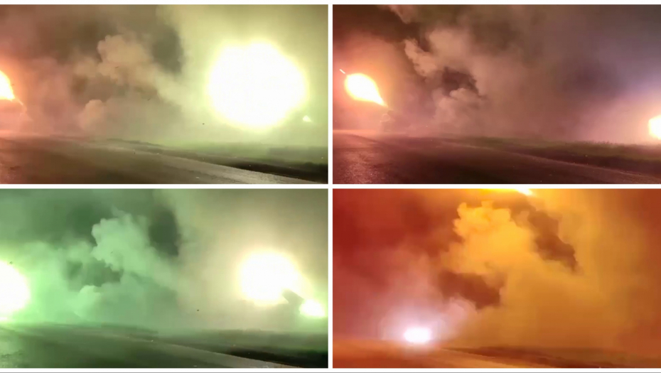 ZASIJALO NEBO USRED MRKLE NOĆI Strašna bitka u Ukrajini (FOTO/VIDEO)