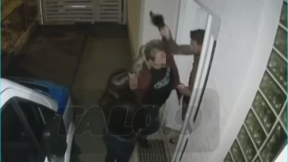 MIONIN BIVŠI GURNUO DEVOJKU? Pojavio se snimak sa sigurnosnih kamera, sukob usred noći!