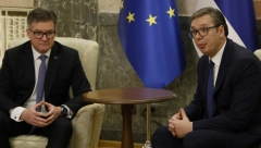 PREDSEDNIK VUČIĆ SE SASTAO SA MIROSLAVOM LAJČAKOM