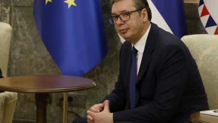 Vučić sa predsednicima svetske i evropske atletske federacije