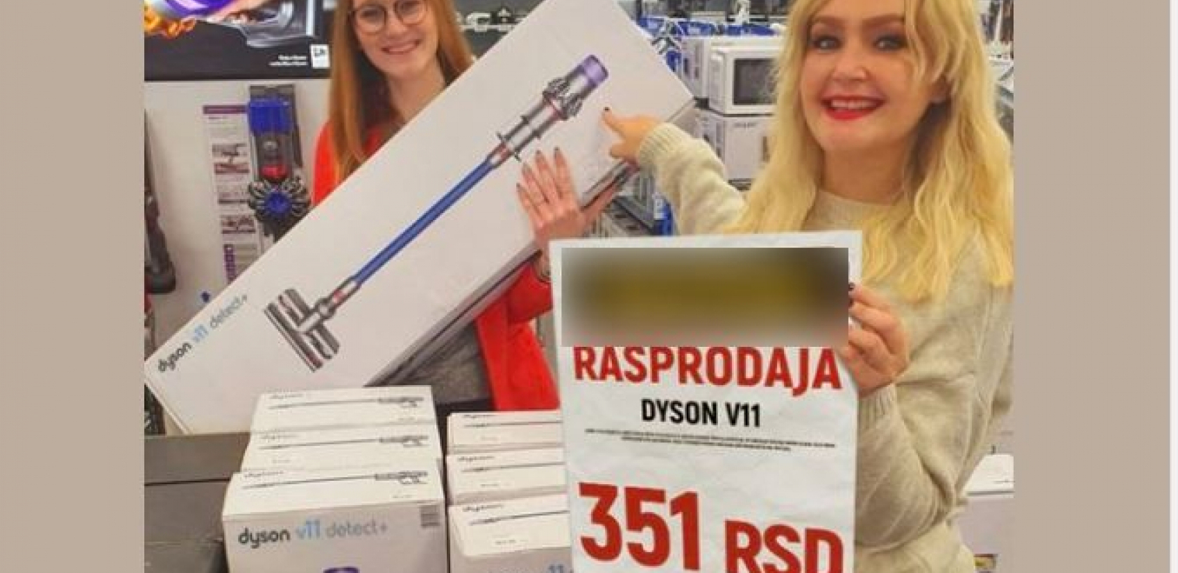 OPREZ, NE NASEDAJTE NA NOVU PREVARU! Usisivač od 90.000 dinara prodaju za 351 dinar!