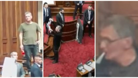OVO NISU GLADIJATORSKE IGRE, NEGO ĆUTINO PONAŠANJE Divlja, nasrće na kolege, pretio je razbijanjem glava čekićem! SRAMA BEZ!