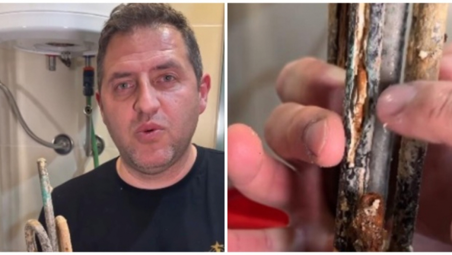 "NE BIH DA VAS PLAŠIM, ALI..." Branislav je izvukao jezivu stvar iz bojlera zato moramo da ga GASIMO DOK SE KUPAMO (VIDEO)
