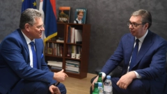 VUČIĆ RAZGOVARAO SA ŠEFČOVIČEM: Odličan susret i prilika da razmenimo mišljenja (FOTO)