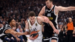 KRALJ JE IPAK PREJAK Partizan parirao Realu skoro tri četvrtine, ali Madriđani pokazali zašto su prvaci Evrope, Kaminski i Hezonja odigrali za desetku