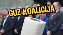 GUZ KOALICIJA! Pogledajte kako se narod sprda sa đilasovcima nakon krađe toalet papira! (VIDEO)