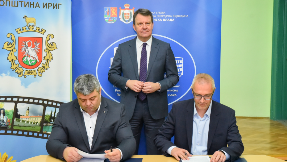 Mirović: Za izgradnju postrojenja za prečišćavanje otpadnih voda u Vrdniku 850 miliona dinara