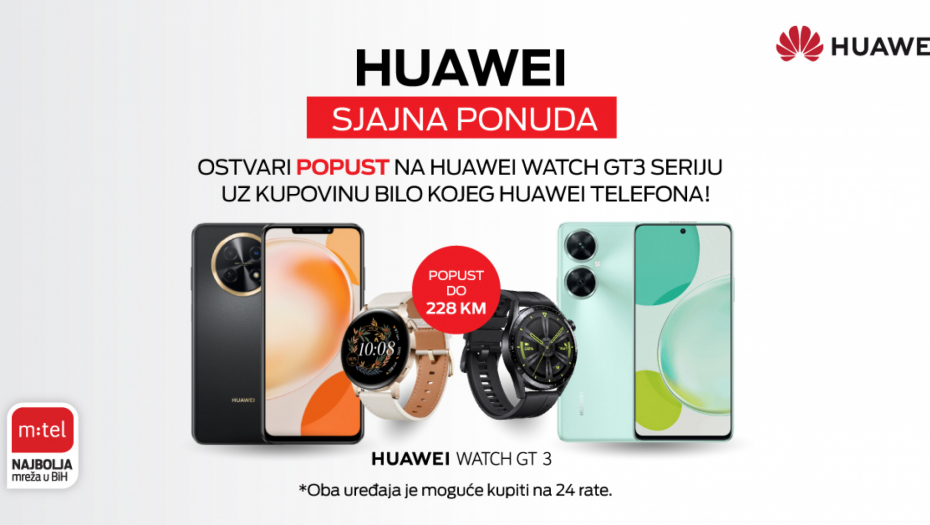 Savršena kombinacija – Huawei telefon i pametni sat sa popustom