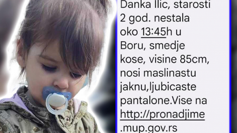 MAJKA I OTAC NESTALE DANKE U POLICIJI? Za devojčicom (2) se od jutros traga od vrata do vrata, SVE SE ČEŠLJA!
