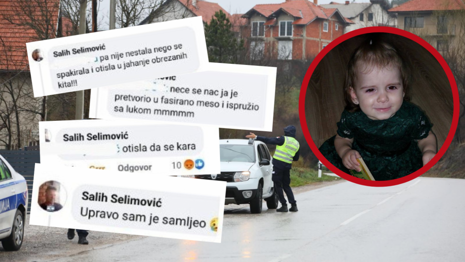 "UPRAVO SAM JE SAMLEO I PRETVORIO U FAŠIRANO MESO" Zlotvor zgrozio javnost zbog komentara o maloj Danki - HITNO GA TREBA UHAPSITI