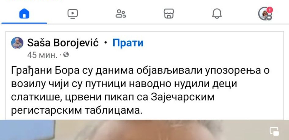 CRVENI PIKAP KRUŽIO PO BORU I DECI NUDIO SLATKIŠE? Misteriozno upozorenje navodno kružilo gradom pre nestanka male Danke