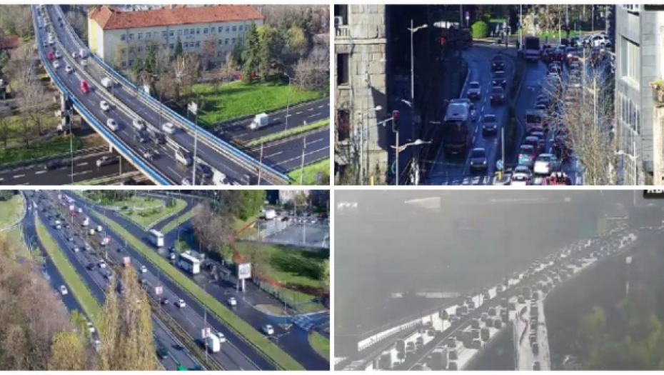 OVO SU 4 KRITIČNE TAČKE OVOG JUTRA U BEOGRADU Zaobiđite ih u širokom luku! (FOTO)