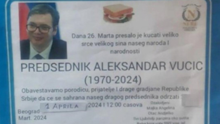 OVO RADE KAD NEMAJU PROGRAM Objavljuju umrlice političkih protivnika, posle Vučića, na red došao još jedan političar