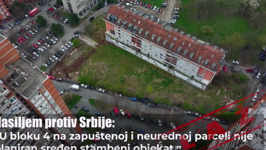 NASILJEM PROTIV SRBIJE Planirana zgrada umesto napuštene parcele!