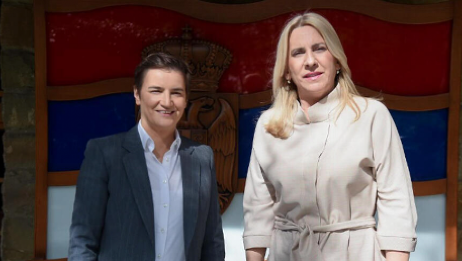 NEĆEMO DOZVOLITI BILO KAKVE PODELE MEĐU SRPSKIM NARODOM Brnabić na ručku sa Željkom Cvijanović