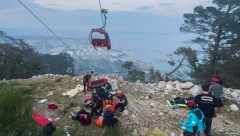 SMEJALE SE, ONDA JE ODJEDNOM ČUO VRISAK Snimljen trenutak pre pada žičare u Antaliji (VIDEO)