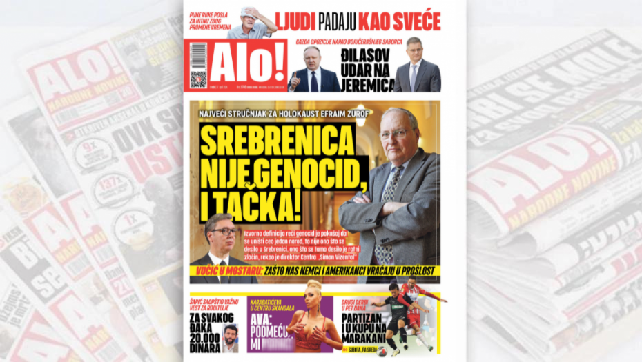 SREBRENICA NIJE GENOCID, I TAČKA! Najveći stručnjak za genocid Efraim Zurof