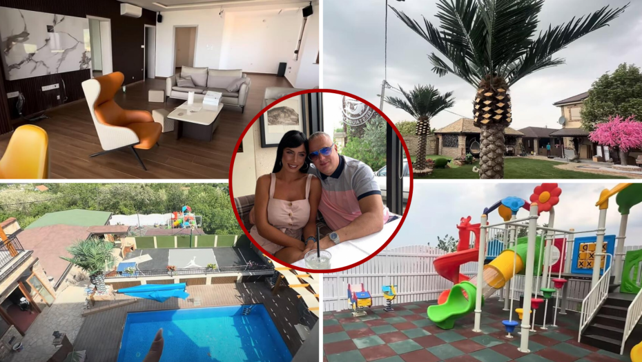 PALME, BAZEN, MINI PARK I TERENI...Ovo je raskošna vila koju je Aleksandra Subotić dobila od dečka, detalji ostavljaju bez daha