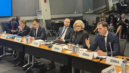 SINIŠA MALI SA ČELNICIMA MMF-A Prisustvovao i šef Misije za Srbiju