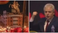 KURTI VRŠLJA I PO SKOPLJU!  Albanci skandirali terorističkoj UČK - otvoreno prete pred izbore! HOĆE VELIKU ALBANIJU (VIDEO)