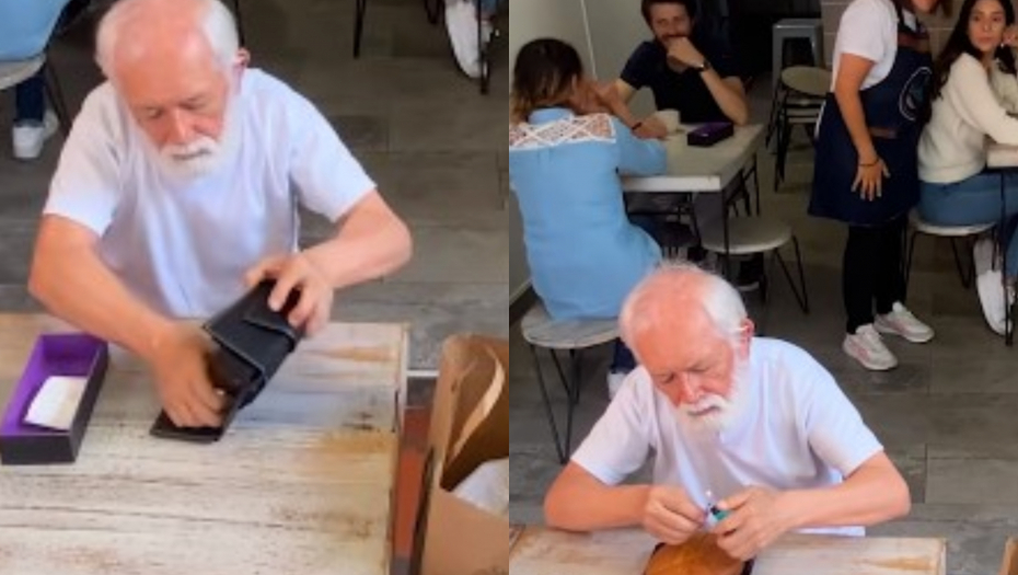 POGRBLJENI STARAC UŠAO U RESTORAN DA RUČA Kada je konobarica shvatila da mu je rođendan, priredila mu je neverovatno iznenađenje!