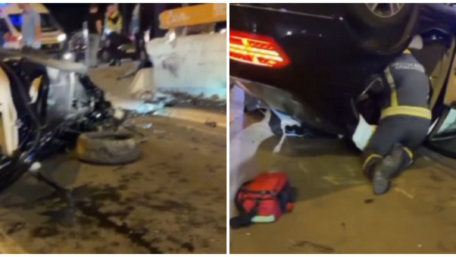 VATROGASCI IZVLAČILI PUTNIKE IZ KOLA Dramatične scene posle saobraćajke u Beogradu (VIDEO)
