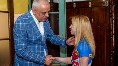 Gradonačelnik Bakić primio evropsku vicešampionku u boksu Kristinu Nađ Varga