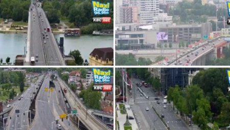 KADAR NEVERA, ČAK JE I PANČEVAC PRAZAN Evo kako na kamerama izgleda praznični dan u Beogradu (FOTO)