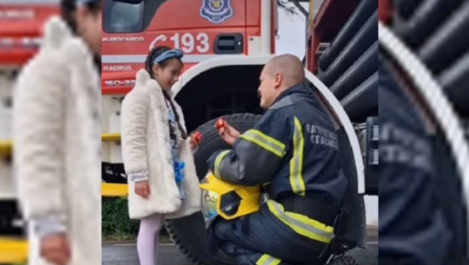 EVO KAKO JE VATROGASAC SPASAO USKRŠNJE JAJE! MUP na originalan način čestitao vernicima NAJVEĆI hrišćanski praznik! (VIDEO)