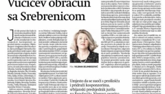 NOVI TALAS NAPADA NA VUČIĆA Udari na predsednika Srbije neće stati jer ne dozvoljava da se Srbi proglase za genocidni narod
