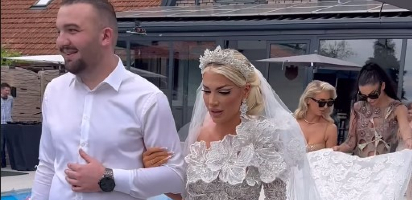 VENČALI SE MILICA KEMEZ I BORA SANTANA Sa svih strana odzvanja rafal kalašnjikova, otkriveno i kako se mlada sada preziva