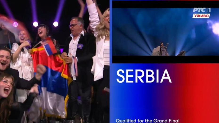 TEYA DORA PLAČE I MAŠE SRPSKOM ZASTAVOM! Reakcija naše predstavnice na Evroviziji sve oduševila, evo šta je uradila